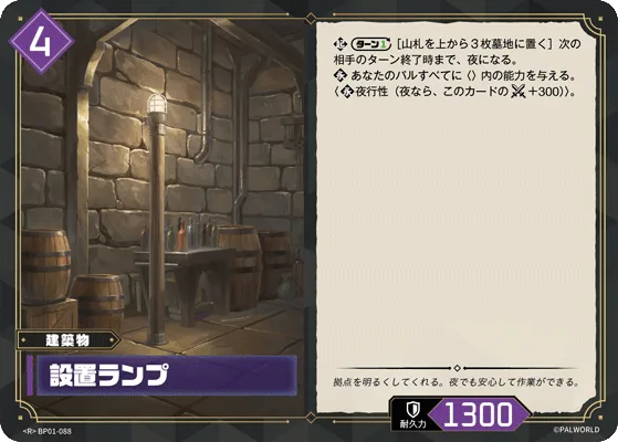 設置ランプ (BP01-088 R)